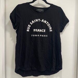 Decjuba (Australian brand) black and white t-shirt. Large